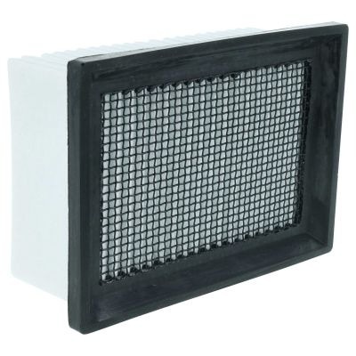 Zračni filter za čistilne stroje Tennant.Vsebina kompleta:1 x filter (16,2 cm x 11,4 cm x 6 cm)Originalne oznake:3701133701141037821Primerno za:Tennant:515, 5680, 5700, R14, T7, T12, 8010Nobles:Speed Scrub Rider, SSR, Strive RiderLastnosti:Proizvajalec: VHBWBarva: bela