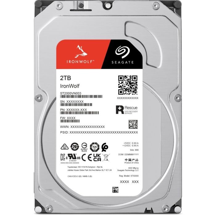 Seagate 2TB IronWolf 3,5" SATA 6Gb/s 5400rpm 256MB HDD disk - slika 4