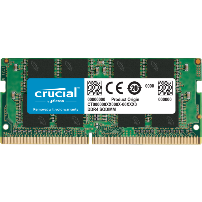 Crucial 8GB DDR4-3200 SODIMM PC4-25600 CL22