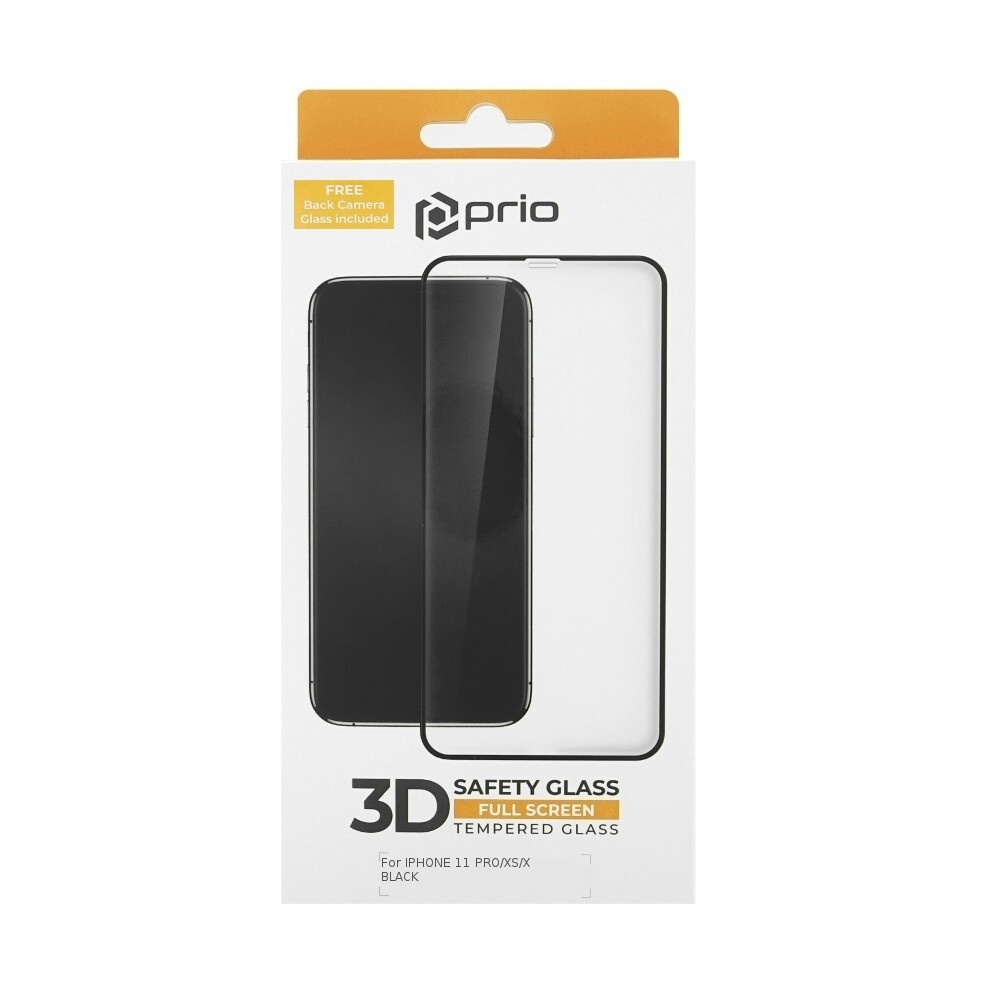 Kaljeno zaščitno steklo za iPhone X / XS / 11 Pro, Full Cover 3D - slika 4