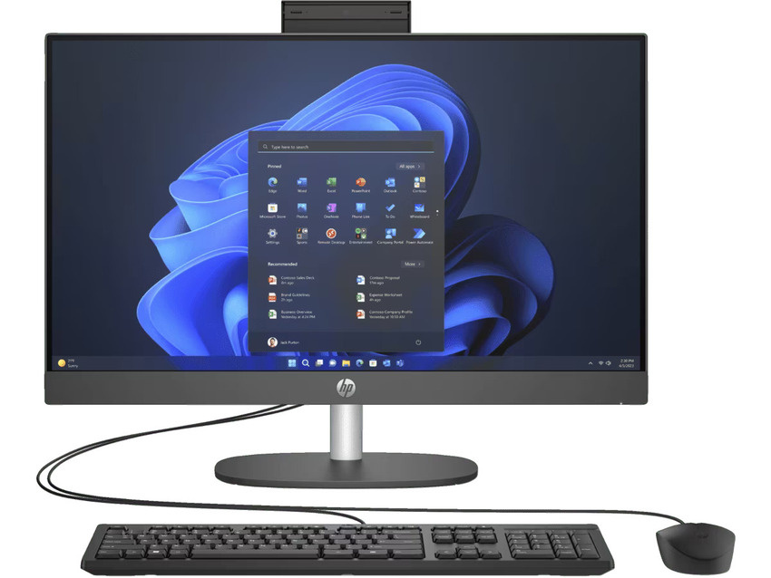 Intel Core i5-1335U (1,3 GHz), 16 GB DDR4-3200 , SSD 512 GB PCIe NVMe, Intel Iris Xe Graphics (IGP), Wi-Fi 6, Bluetooth, Webcam, 60,5 cm (23,8″) FHD (1920x1080) AG LED, HDMI, 1x USB-C 3.2 Gen1 (5Gbps), 2x USB-A 3.2 Gen2 (5Gbps), 2x USB-A 2.0, Microsoft Windows 11 Pro (64-bit)
