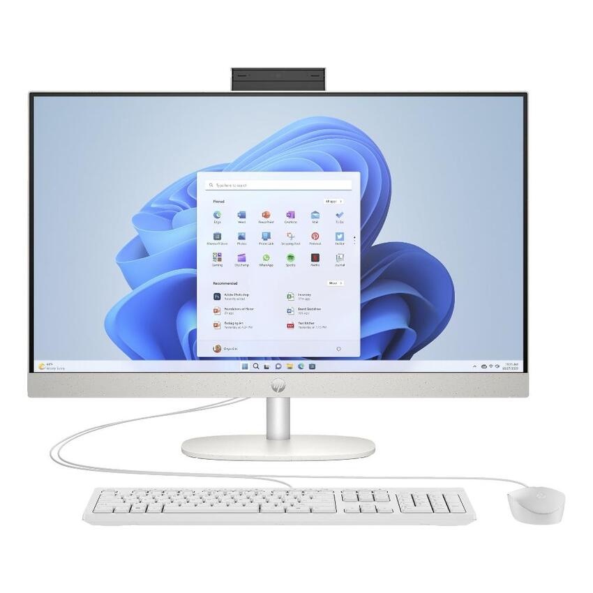 Intel Core i7-1355U (1,7 GHz), 8 GB DDR4-3200, SSD 1 TB M.2 PCIe NVMe, 68,6 cm (27″) FHD (1920x1080) AG LED 60 Hz, Intel Iris Xe Graphics (IGP), HDMI, 1x USB-C (5Gbps), 2x USB-A 3.2 Gen1 (5Gbps), 2x USB-A 2.0, Wi-Fi 6, Bluetooth 5.3, Webcam, Wired Kbd., Microsoft Windows 11 Home (64-bit)