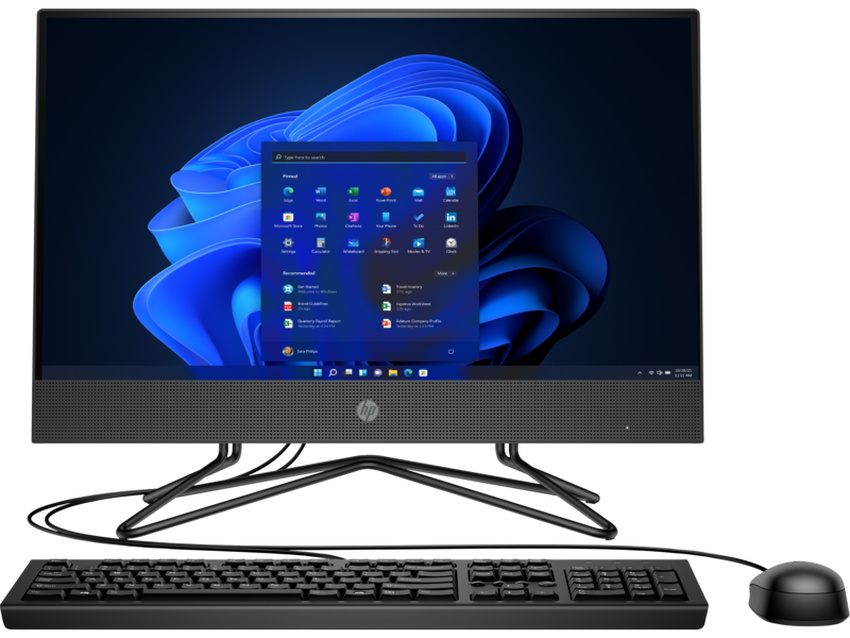 Intel Core i3-1215U (1,2 GHz), 4 GB DDR4-2666, SSD 256 GB M.2 PCIe NVMe, DVD-RW, 54,6 cm (21,5″) FHD (1920x1080) UWVA LED, Intel® UHD Graphics (IGP), HDMI, 2x USB-A 2.0, 2x USB-A 3.1, Wi-Fi, Bluetooth, SD CardReader, Webcam, FreeDOS