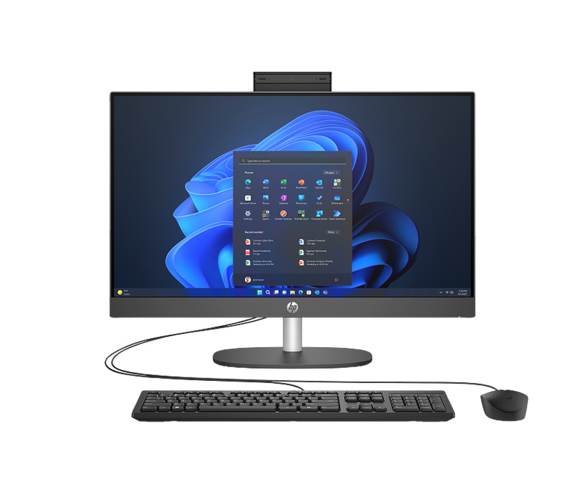 AMD Ryzen 5 7520U (2,8 GHz), 60,5 cm (23,8'') FHD (1920x1080) AG LED, 16 GB LPDDR5-6400, SSD 512 GB M.2 PCIe NVMe, AMD Radeon 610M Graphics (IGP), HDMI, 1x USB-C Gen1 (5Gbps), 2x USB-A 3.2 Gen1 (5Gbps), 2x USB-A 2.0, Wi-Fi, Bluetooth, Gb LAN, Webcam, Microsoft Windows 11 Pro (64-bit)
