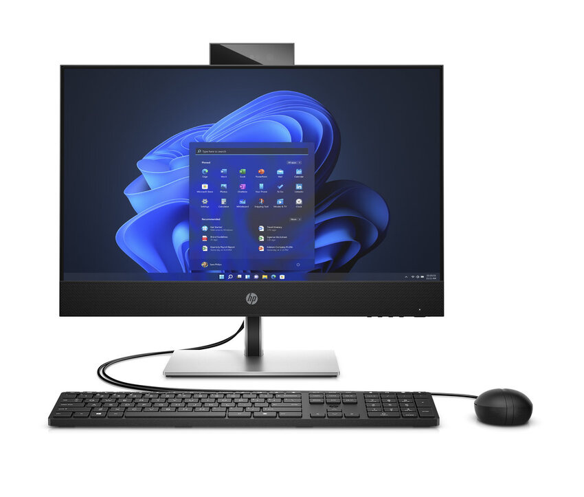 Intel Core i5-13500T (1,6 - 4,6 GHz), 60,45 cm (23,8″) FHD (1920x1080) AG LED 60 Hz, 8 GB DDR4-3200, SSD 512 GB M.2 PCIe NVMe, DVD-RW, Intel UHD Graphics 770 (IGP), 1x DisplayPort, 1x HDMI 1.4, 3x USB-A 3.2 Gen2 (10Gbps), 1x USB-C 3.2 (10Gbps), 2x USB-A 3.2 Gen1 (5Gbps), Wi-Fi 6, Bluetooth 5.3, Gb LAN, Webcam, Wired Kbd., Microsoft Windows 11 Pro (64-bit)