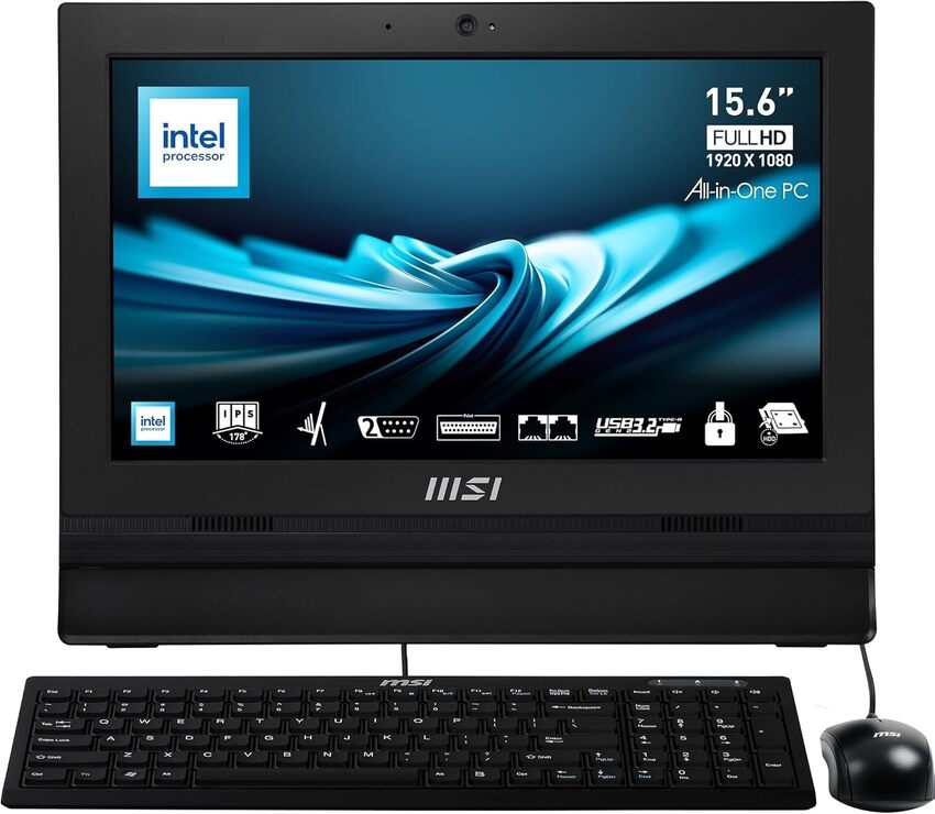 Intel N100 (0,8 - 3,4 GHz), 4 GB DDR4-3200, SSD 128 GB M.2 PCIe, Intel UHD Graphics (IGP), 1x VGA, 2x USB-A 3.2 Gen2 (10 Gbps), 4x USB-A 2.0, Wi-Fi 5, Bluetooth 5.1, Gb LAN, Webcam, SD Card, Microsoft Windows 11 Home (64-bit)