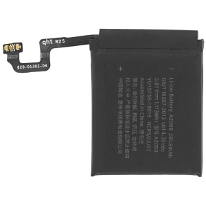 <b>Opis:</b><br><ul><li><b>Originalna baterija proizvajalca Apple (OEM)</b><br></li><li>Najsodobnejša tehnologija omogoča veliko ciklov polnjenja in praznjenja<br></li><li>Li-Polymer celice so prijazne okolju, obenem pa zagotavljajo delovanje brez spominskega učinka<br></li><li>Termično stikalo ščiti baterijske celice pred pregrevanjem, prenapolnitvijo in kratkim stikom<br></li><li>Visoka kapaciteta baterije, podaljšan čas delovanja pri mirovanju naprave, zelo počasno samopraznjenje</li><li>Baterijo polnimo z originalnim ali nadomestnim polnilcem<br></li><li>Certifikati CE in ROHS</li><li>Bulk pakiranje<br></li></ul><br><br><p><b>Originalne oznake:</b><br></p><ul><li>A2059<br></li></ul><br><p><b>Primerno za:</b></p><p>Apple:</p><ul><li>Watch 4 44 mm, A1976</li></ul><br><b>Lastnosti:</b><ul><li>Proizvajalec: Apple (OEM)</li><li>Vrsta: Li-Polymer</li><li>Napetost: 3,81 V</li><li>Kapaciteta: 292 mAh  (1,113 Wh)</li></ul><br>