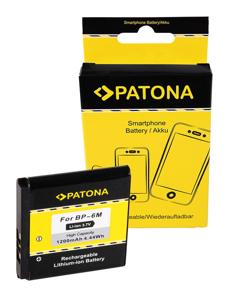Baterija za Nokia 3250 / 6280 / 9300 / N73 / N93, BP-6M, 1200 mAh - slika 6