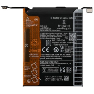 <br><b>Opis:</b><br><ul><li><b>Originalna baterija proizvajalca Xiaomi</b><br></li><li>Najsodobnejša tehnologija omogoča veliko ciklov polnjenja in praznjenja<br></li><li>Li-Polymer celice so prijazne okolju, obenem pa zagotavljajo delovanje brez spominskega učinka<br></li><li>Termično stikalo ščiti baterijske celice pred pregrevanjem, prenapolnitvijo in kratkim stikom<br></li><li>Visoka kapaciteta baterije, podaljšan čas delovanja pri mirovanju naprave, zelo počasno samopraznjenje<br></li><li>100% kompatibilnost z originalno baterijo</li><li>Baterijo polnimo z originalnim ali nadomestnim polnilcem</li><li>Certifikati CE in ROHS</li></ul><br><br><p><b>Originalne oznake:</b><br></p><ul><li>BP4G</li></ul><br><p><b>Primerno za:</b></p>Xiaomi:<ul><li>13,&nbsp;46020000EA1G</li></ul><br><b>Lastnosti:</b><ul><li>Proizvajalec: Xiaomi</li><li>Vrsta: Li-Polymer</li><li>Napetost: 3,89 V</li><li>Kapaciteta: 4.500 mAh (17,5 Wh)</li></ul><br>