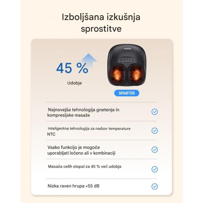 RENPHO masažer za stopala z gretjem - slika 2