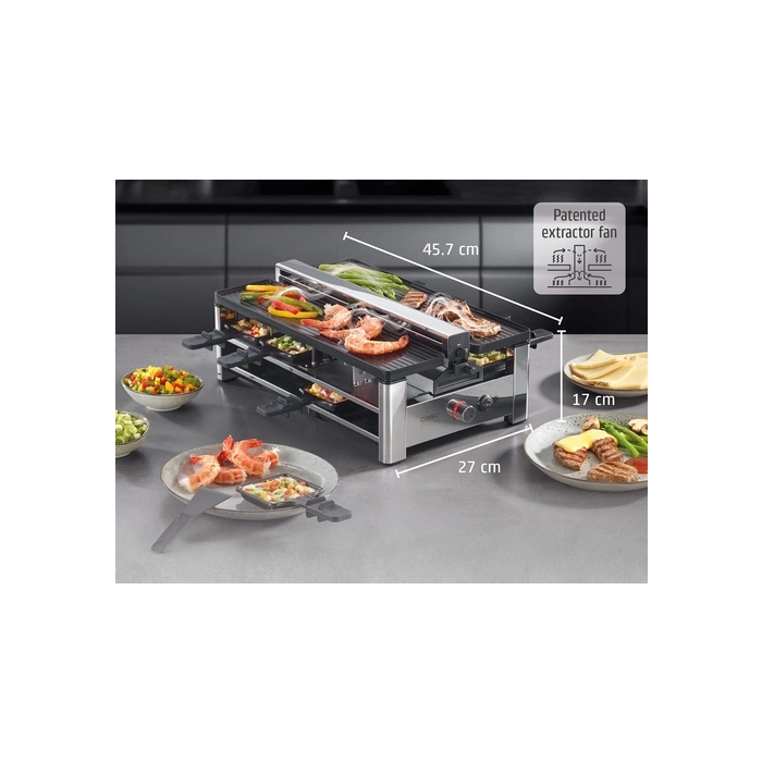 CASO Raclette AirClean žar 1500W - slika 2