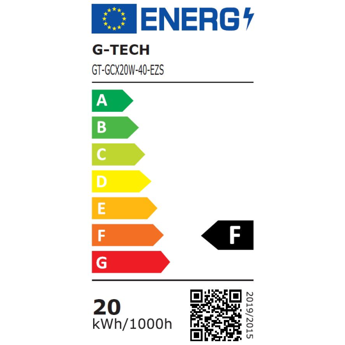 GTV reflektor G-TECH LED 20 W 1600 lm 4000K IP65 120° črn - slika 2