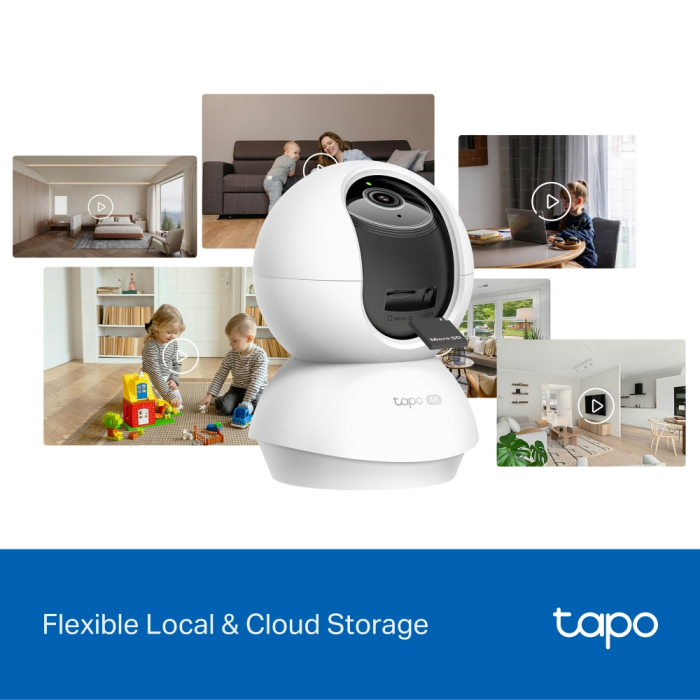 TP-LINK Tapo C250 4K Pan/Tilt AI Wi-Fi notranja kamera - slika 4