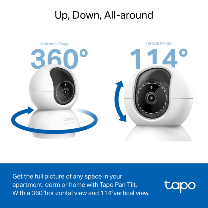 TP-LINK Tapo C230 3K Pan/Tilt AI Wi-Fi notranja kamera - slika 4