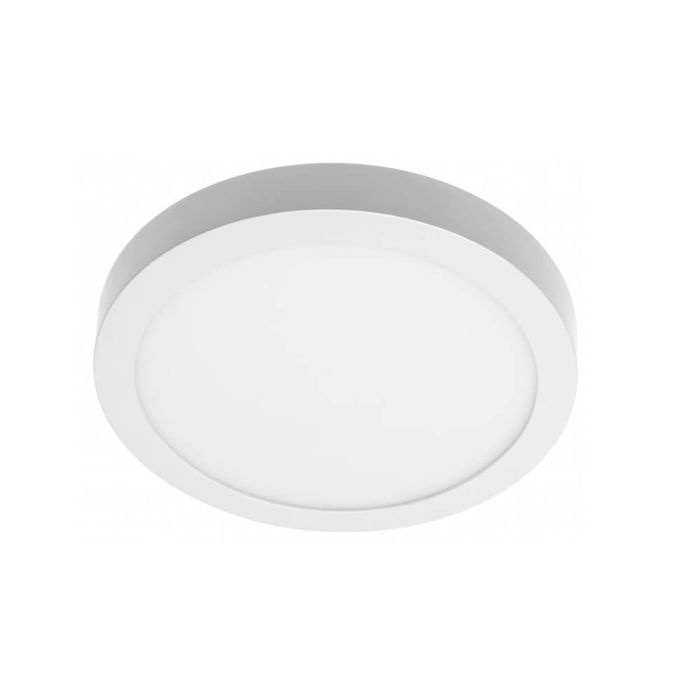 LED panel 24W 2000lm 4000K, nadgradni, okrogel, bel | E-specialisti.si