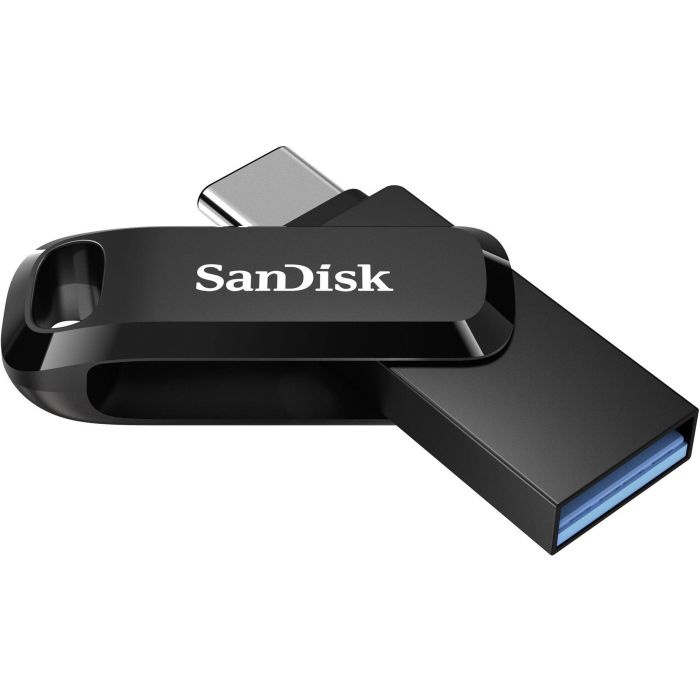 SanDisk 256GB Ultra Dual Drive Go USB-C/A 3.2 USB ključ (črn) - slika 2