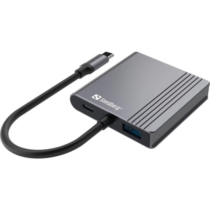 Sandberg USB-C 2xHDMI+USB+PD priklopna postaja - slika 2