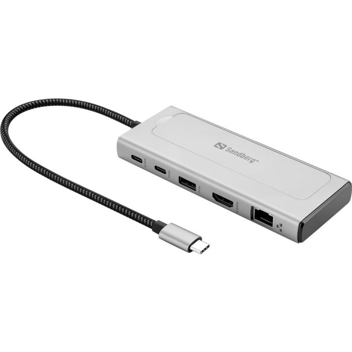 Sandberg USB-C 6in1 Travel Dock z M.2 SSD režo - slika 2