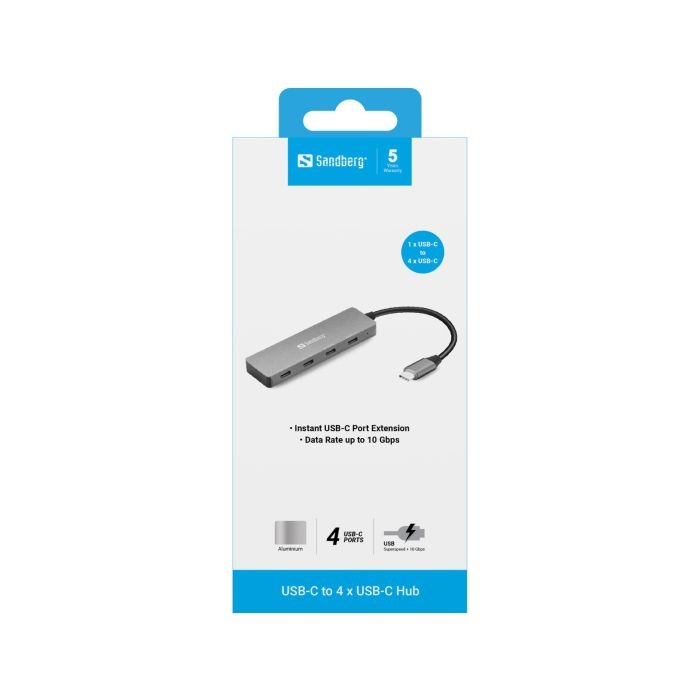 Sandberg USB-C v 4 x USB-C Hub - slika 2