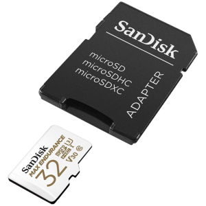 SanDisk 32GB MAX ENDURANCE microSD spominska kartica z adapterjem