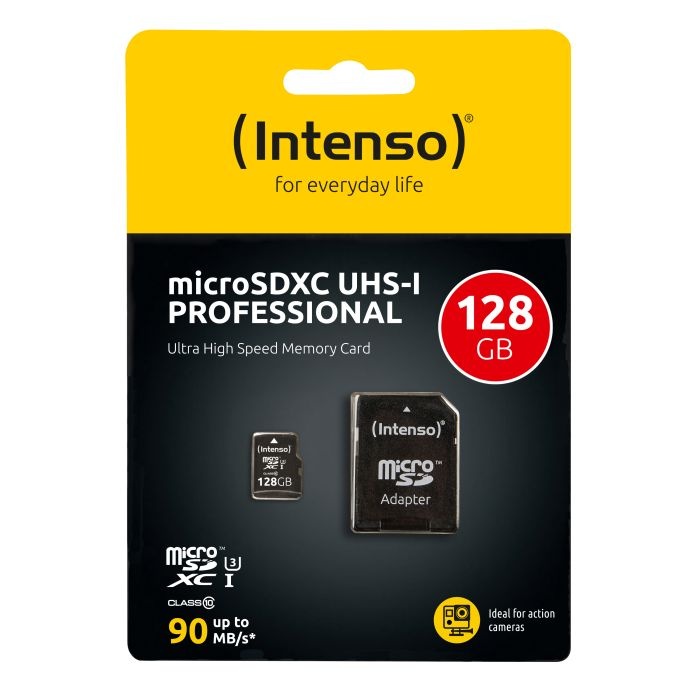 Intenso 128GB microSDXC UHS-I Class 10 Pro 90MB/s spominska kartica - slika 3