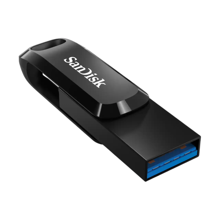 SanDisk 256GB Ultra Dual Drive Go USB-C/A 3.2 USB ključ (črn) - slika 3
