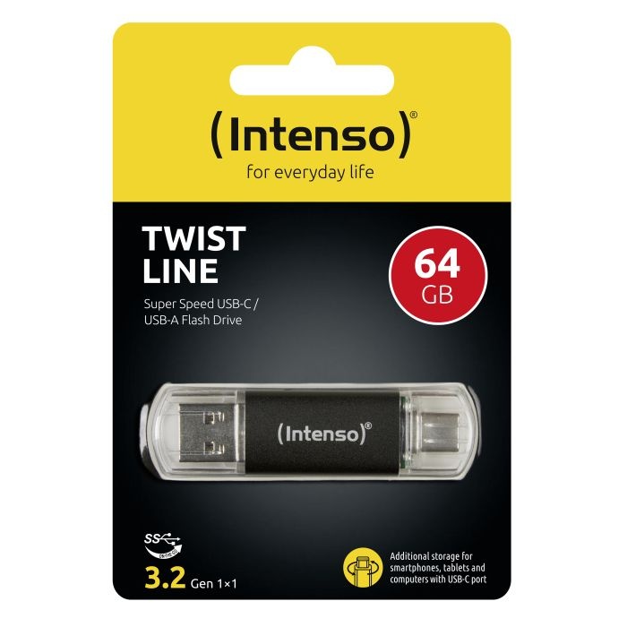 Intenso 64GB Twist Line USB 3.2 / USB-C spominski ključek - slika 3