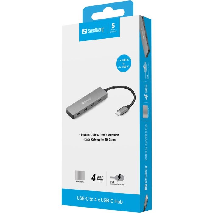 Sandberg USB-C v 4 x USB-C Hub - slika 3