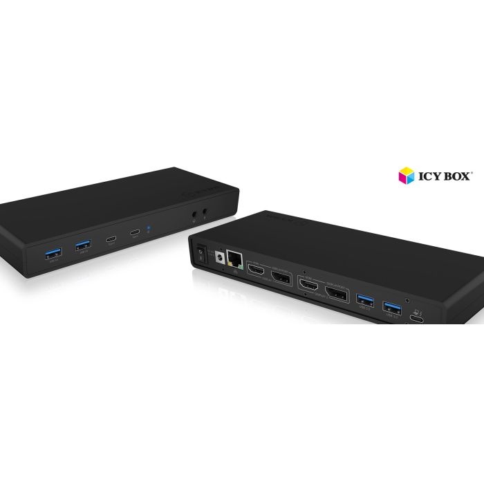 IcyBox IB-DK2245AC Docking USB-C priklopna postaja z dvojnim video priključkom - slika 3