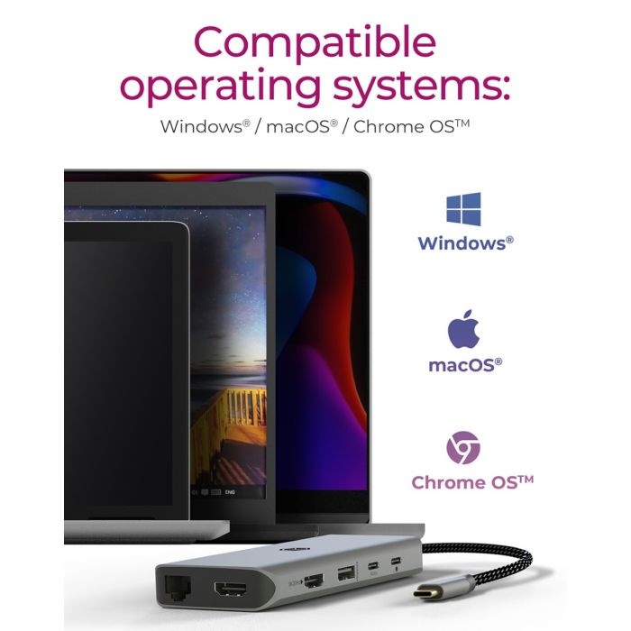 IcyBox IB-DK4061-CPD 12v1 USB-C priklopna postaja za prenosnike s Power Delivery do 100W - slika 4