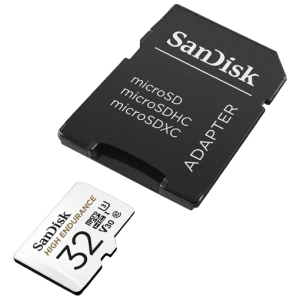 SanDisk 32GB High Endurance microSD Class 10 U3 V30 spominska kartica z adapterjem