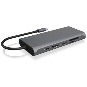 IcyBox IB-DK4050-CPD priklopna postaja s Power Delivery 100W