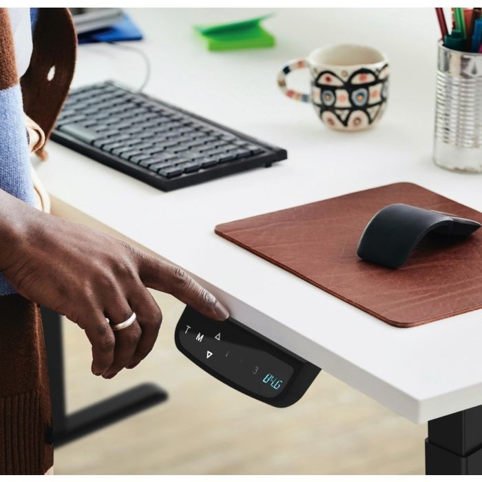 IcyBox IB-EW205B-T podnožje za ergonomsko električno dvižno mizo - slika 4
