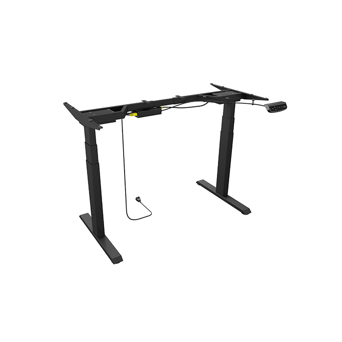 IcyBox IB-EW206B-T podnožje za ergonomsko električno dvižno mizo