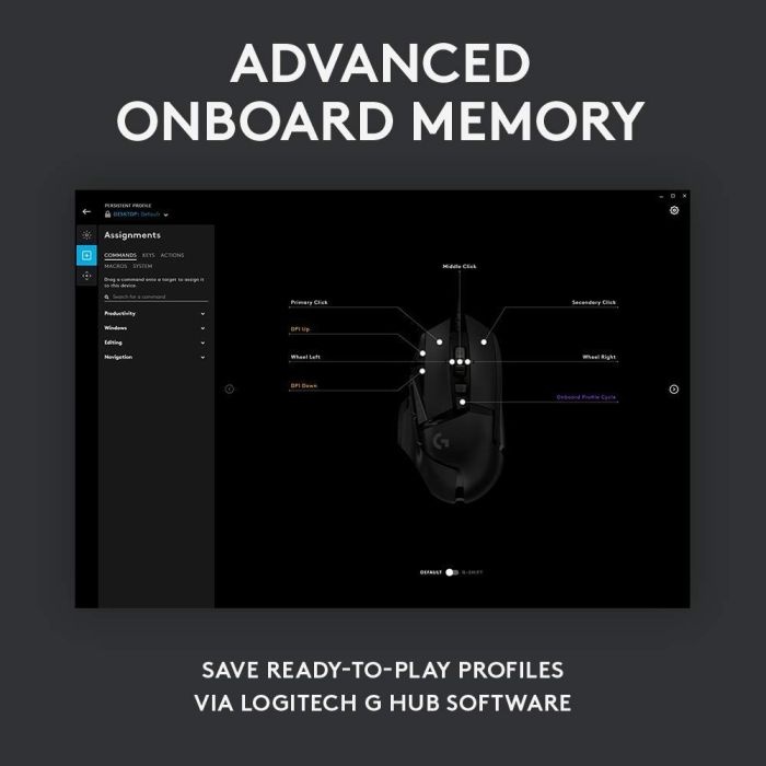 Logitech Gaming miška G502 Hero LED - slika 3