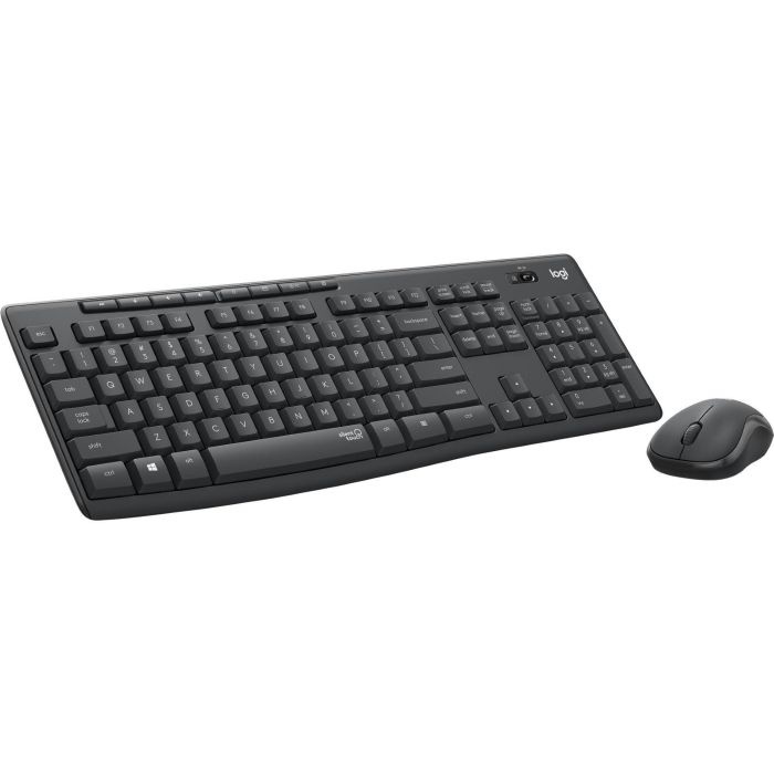 Logitech tipkovnica +miška brezžična Desktop MK295 SLO - grafitna barva SLO, silent - slika 3
