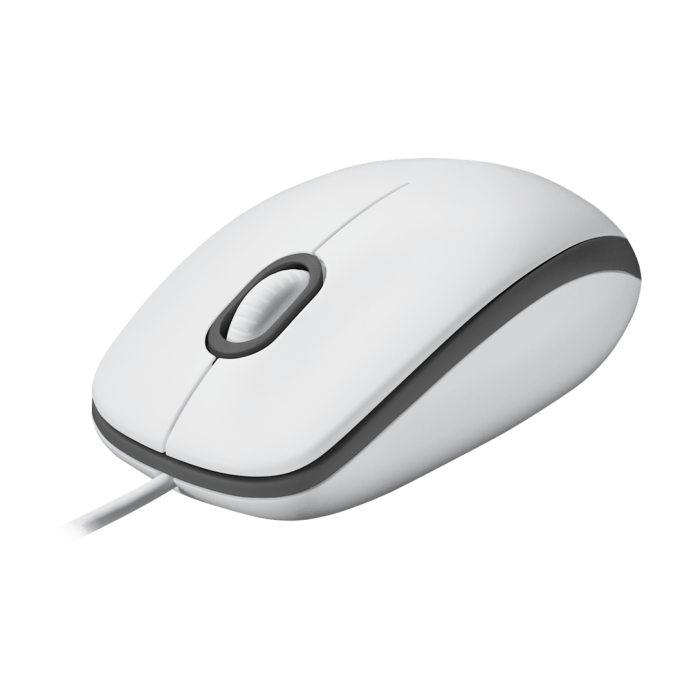 Logitech M100 optična miška, bela - slika 3