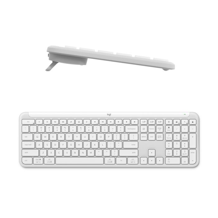 Logitech tipkovnica Signature Slim K950, bela, SLO gravura - slika 4