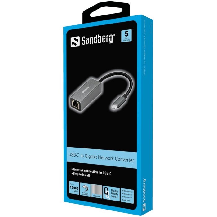 Sandberg USB-C Gigabit Network Adapter mrežni vmesnik - slika 2