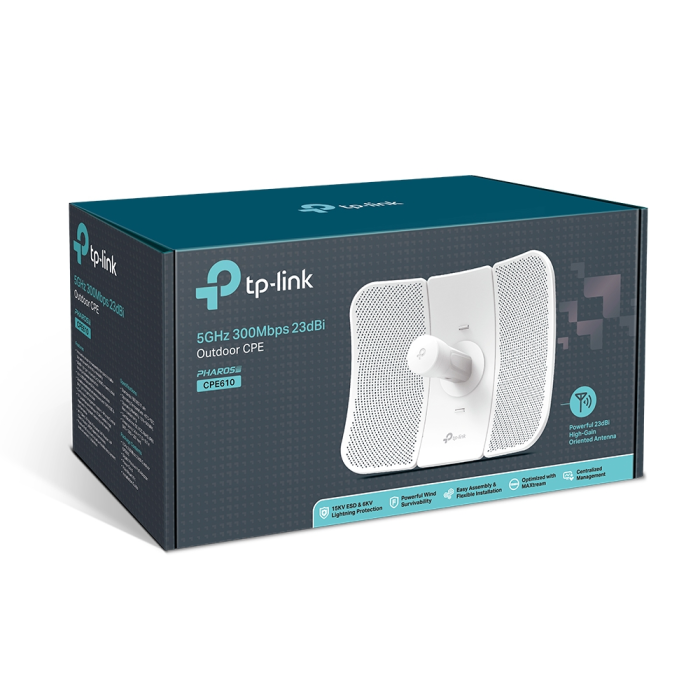 TP-LINK CPE610 5GHz 300Mbps 23dBi zunanja usmerjena dostopna točka - slika 3