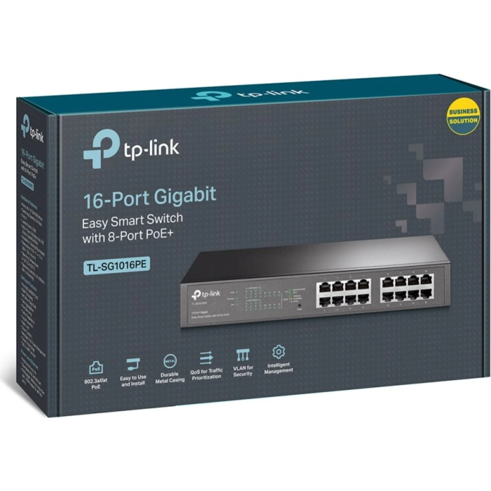 TP-Link TL-SG1016PE 16 port Gigabit z 8-Port PoE+ mrežno stikalo - slika 3