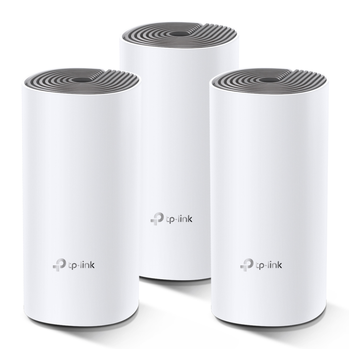 TP-LINK Deco E4 brezžičen Wi-Fi AC1200 Mesh - 3 pack