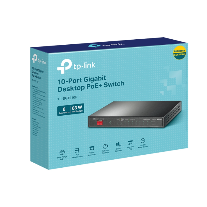 TP-LINK TL-SG1210P 10-port Gigabit PoE+ stikalo - slika 4