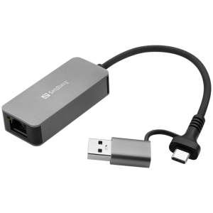 Sandberg USB-C/A 2.5 GbE RJ45 Adapter