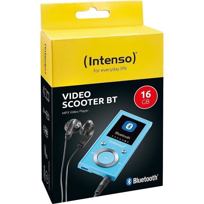 Intenso MP3 predvajalnik Video Scooter BT 16GB - moder - slika 3