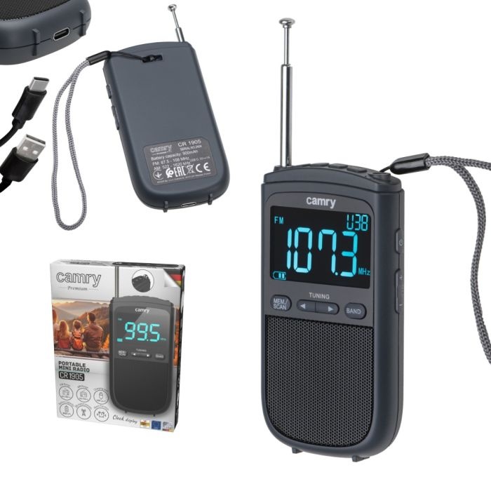 Camry prenosni mini radio - slika 4