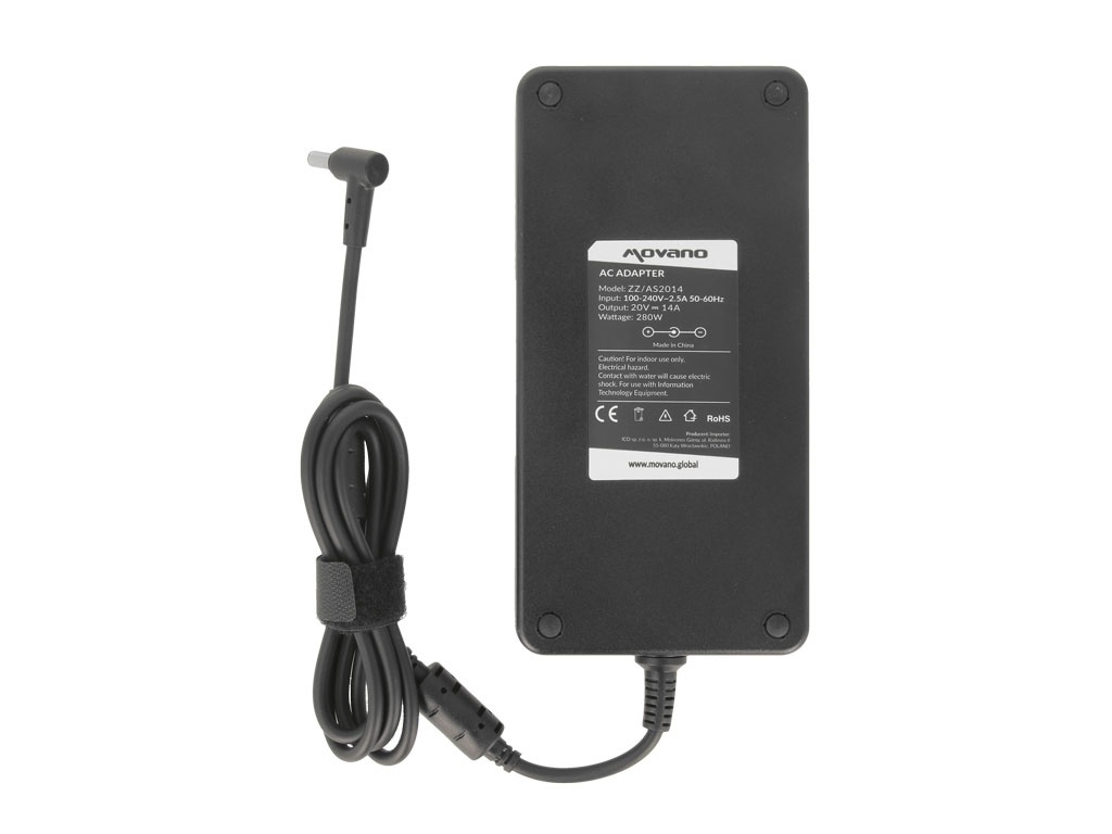 Polnilec za prenosnike Asus, 280W / 20V / 14A / 6,0mm x 3,7mm - slika 6
