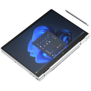 Intel Core Ultra 5 225U (1,5 GHz), 16 GB LPDDR5X-7500, 33,8 cm (13,3") WUXGA (1920x1200) BrightView LED UWVA, TouchScreen, SSD 512 GB M.2 PCIe NVMe, Intel Graphics (IGP), HDMI 2.1, 2x Thunderbolt 4 (USB-C/DisplayPort - 40Gbps), 1x USB-C 3.2 Gen2 (10Gbps - DisplayPort), 1x USB-A 3.2 Gen1 (5Gbps), Wi-Fi 7 (2x2), Bluetooth 5.4, WWAN HP R15 4G, Webcam, Fingerprint, Pen HP Garaged AES, Backlit Kbd, Microsoft Windows 11 Pro (64-bit)