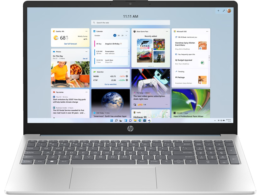 Intel Core i7-1355U (1,7 GHz), 16 GB (2x8GB) DDR4-3200, SSD 512 GB M.2 PCIe NVMe, 39,6 cm (15,6″) FHD (1920x1080) AG LED IPS 60 Hz, Intel Iris Xe Graphics (IGP), HDMI 1.4b, 2x USB 3.2 Gen1 (5Gbps) + 1x USB-C 3.2 Gen1 (5Gbps), no ODD, Webcam, Wi-Fi 6 (2x2), Bluetooth 5.4, Std. Kbd., Microsoft Windows 11 Home (64-bit)