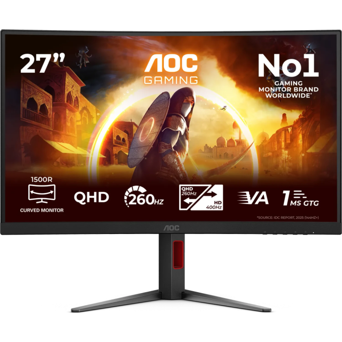 AOC Agon CQ27G4Z2 27" QHD 260/400Hz 1ms ukrivljen gaming monitor